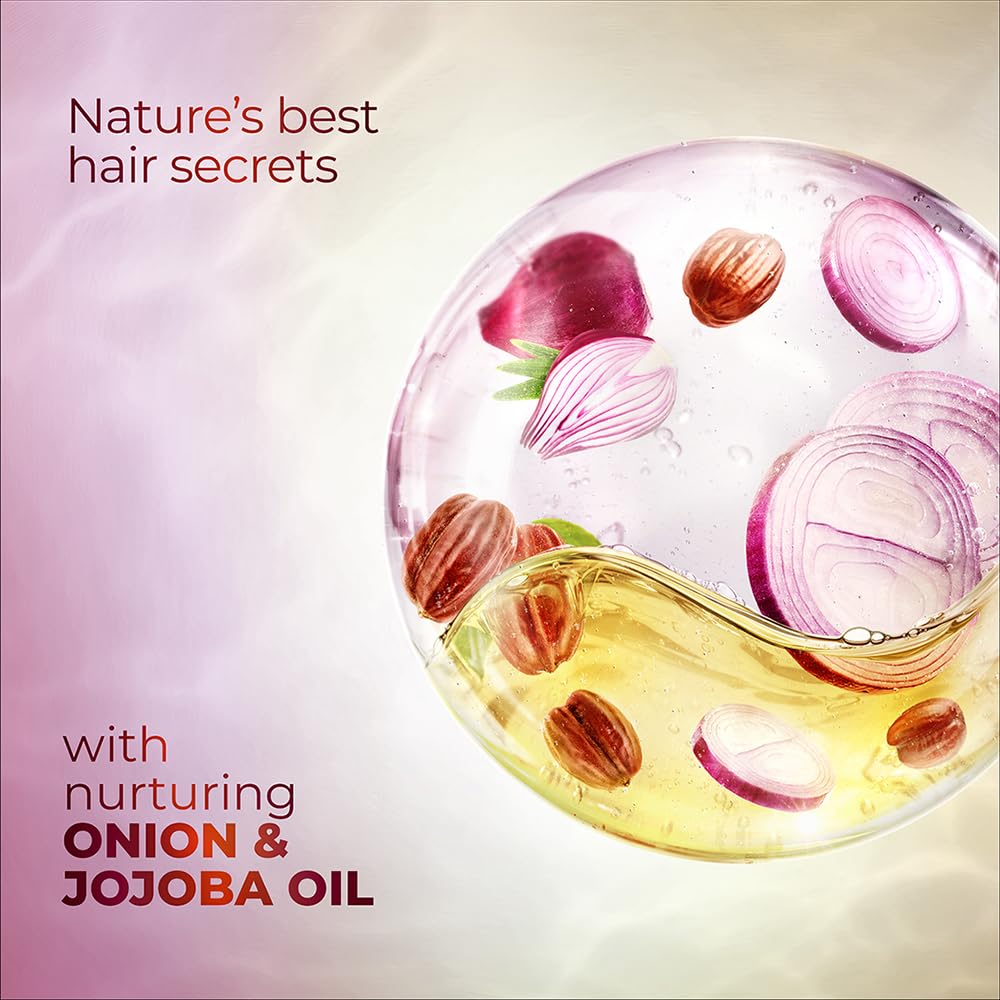 Sunsilk Onion & Jojoba Oil Shampoo - For Strong & Long Hair - 370ml