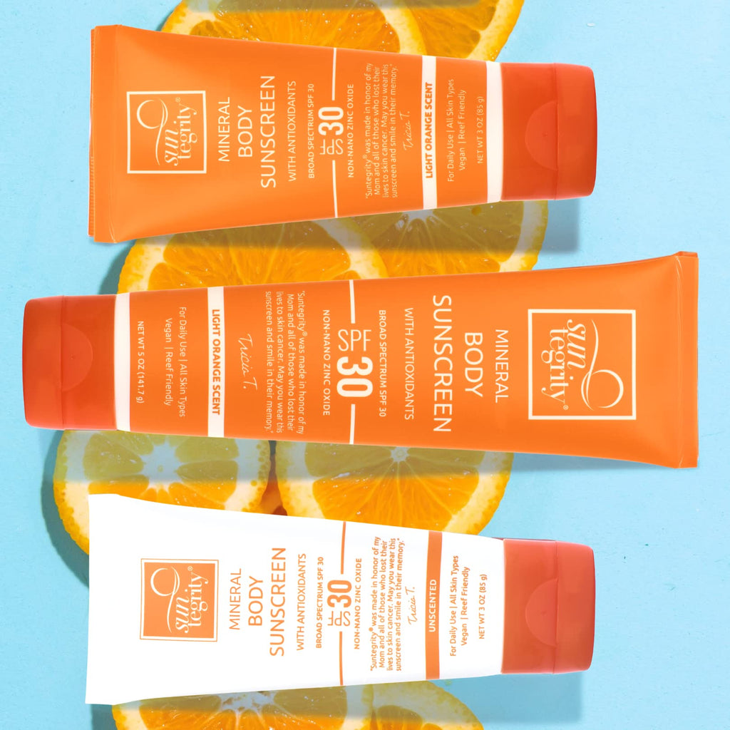 Suntegrity Mineral Body Sunscreen SPF 30, 5 oz – 20% Non-Nano Zinc Oxide, Chemical-Free