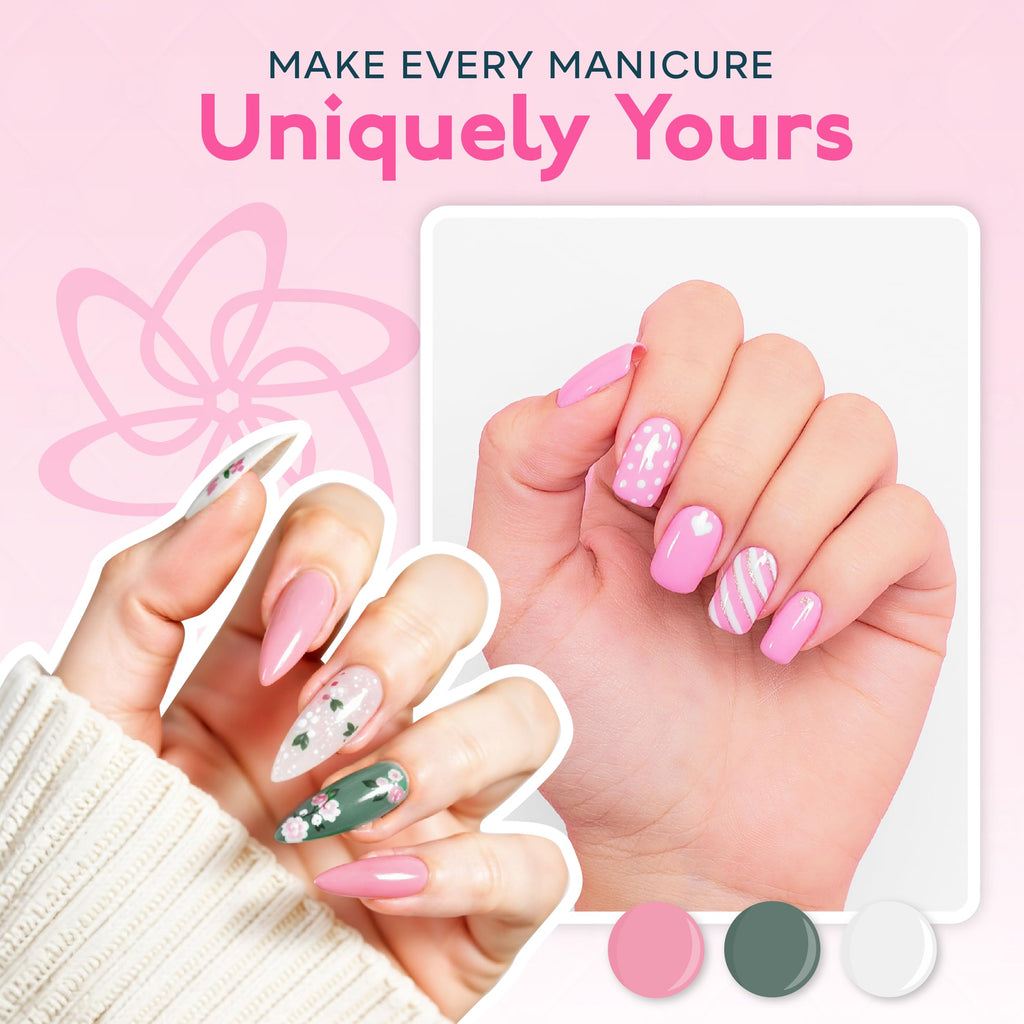 SUNUV 16-Color Gel Nail Polish Kit with Base & Top Coat | Long-Lasting, Cruelty-Free