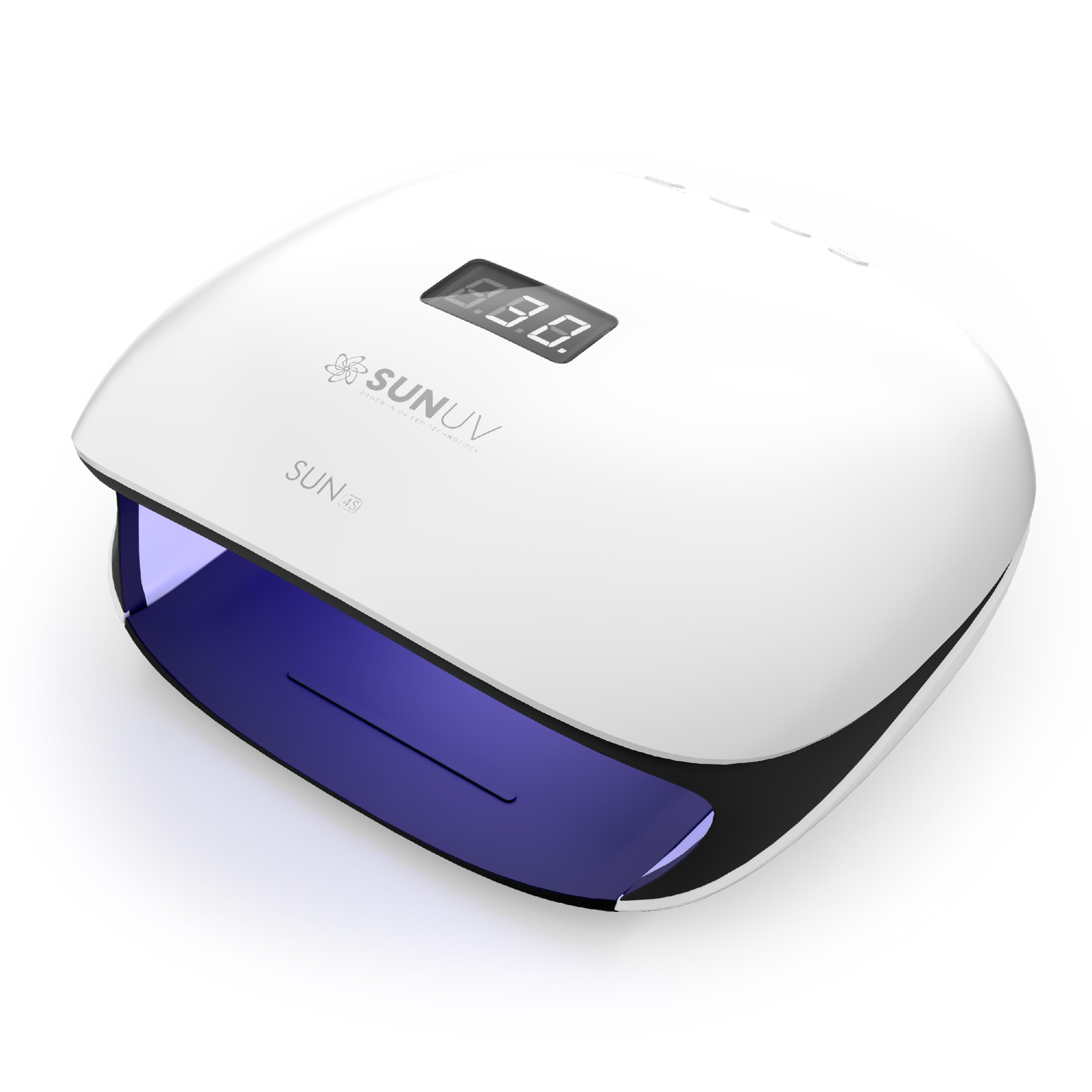 SUNUV SUN4S UV LED Nail Lamp — Auto-Sensing, 4 Timers, LCD Display