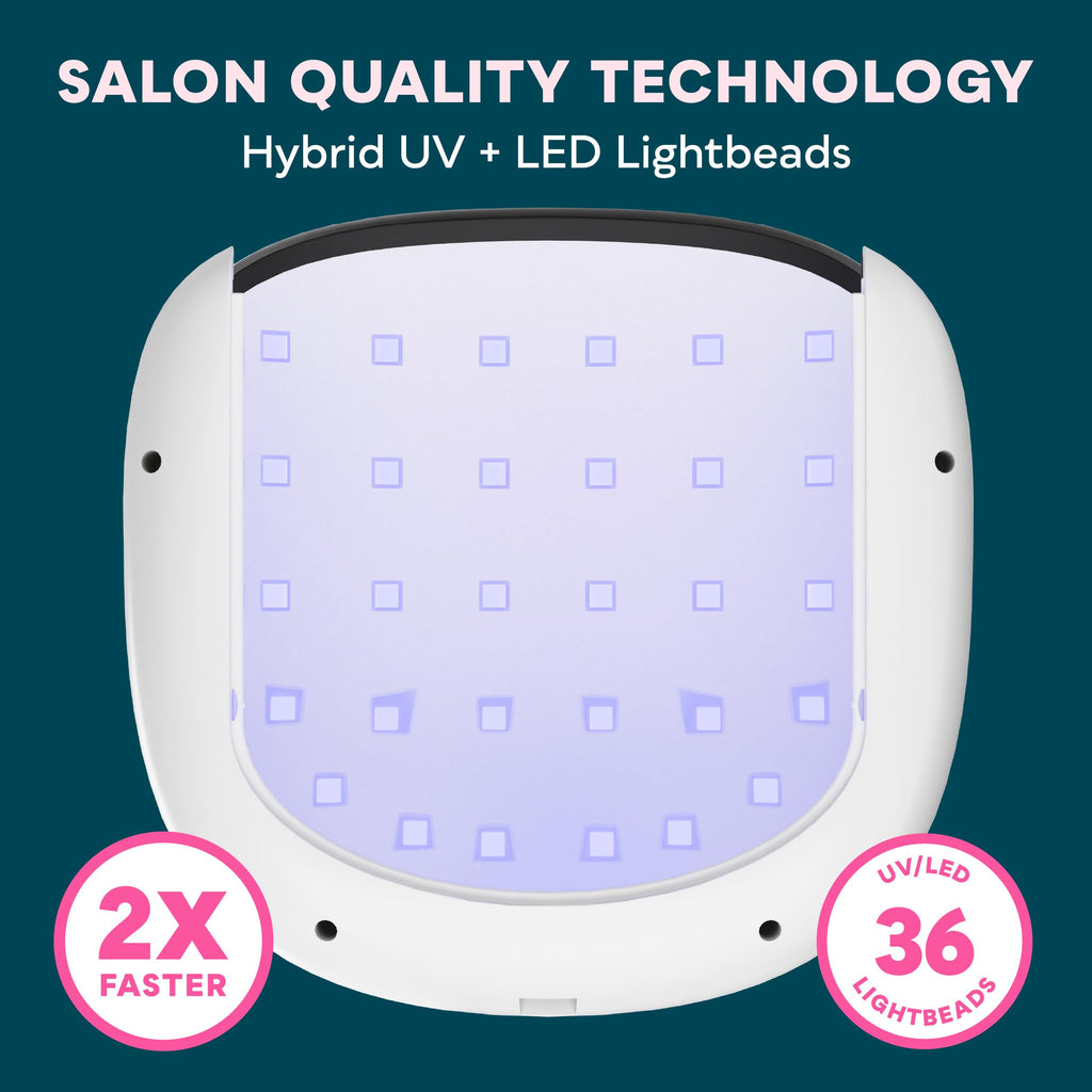 SUNUV SUN4S UV LED Nail Lamp — Auto-Sensing, 4 Timers, LCD Display