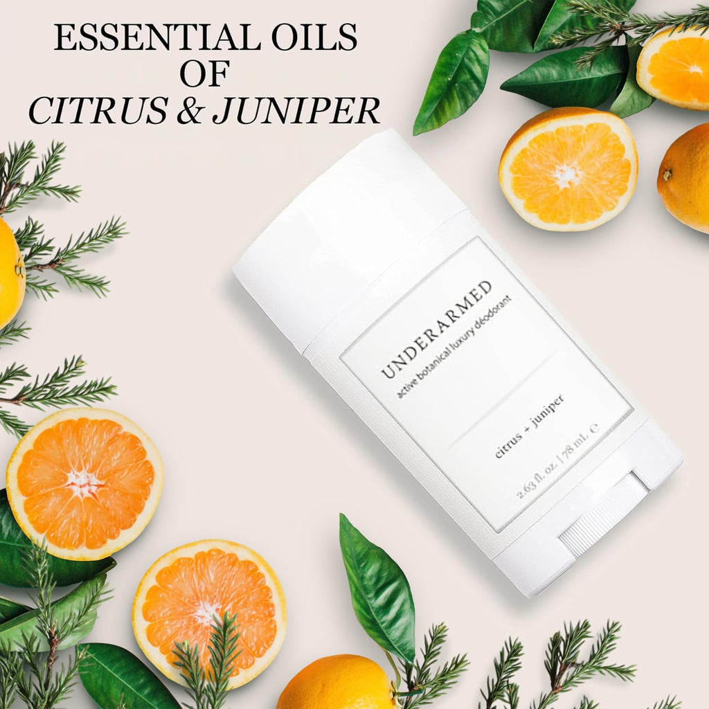 Citrus + Juniper Aluminum-Free Deodorant Stick | Super Natural Goods - 3-Month Supply