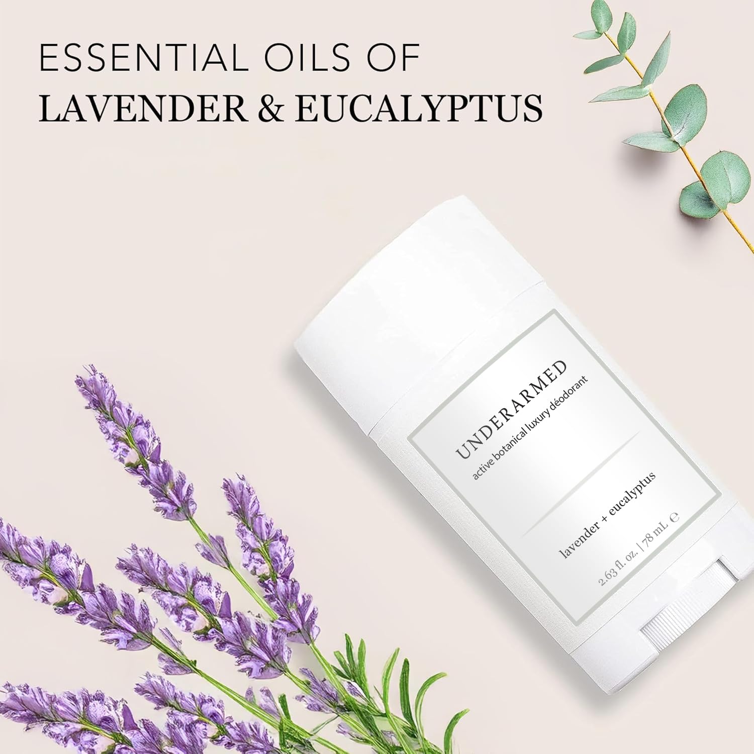 Underarmed Lavender + Eucalyptus Aluminum-Free Deodorant | Super Natural Goods