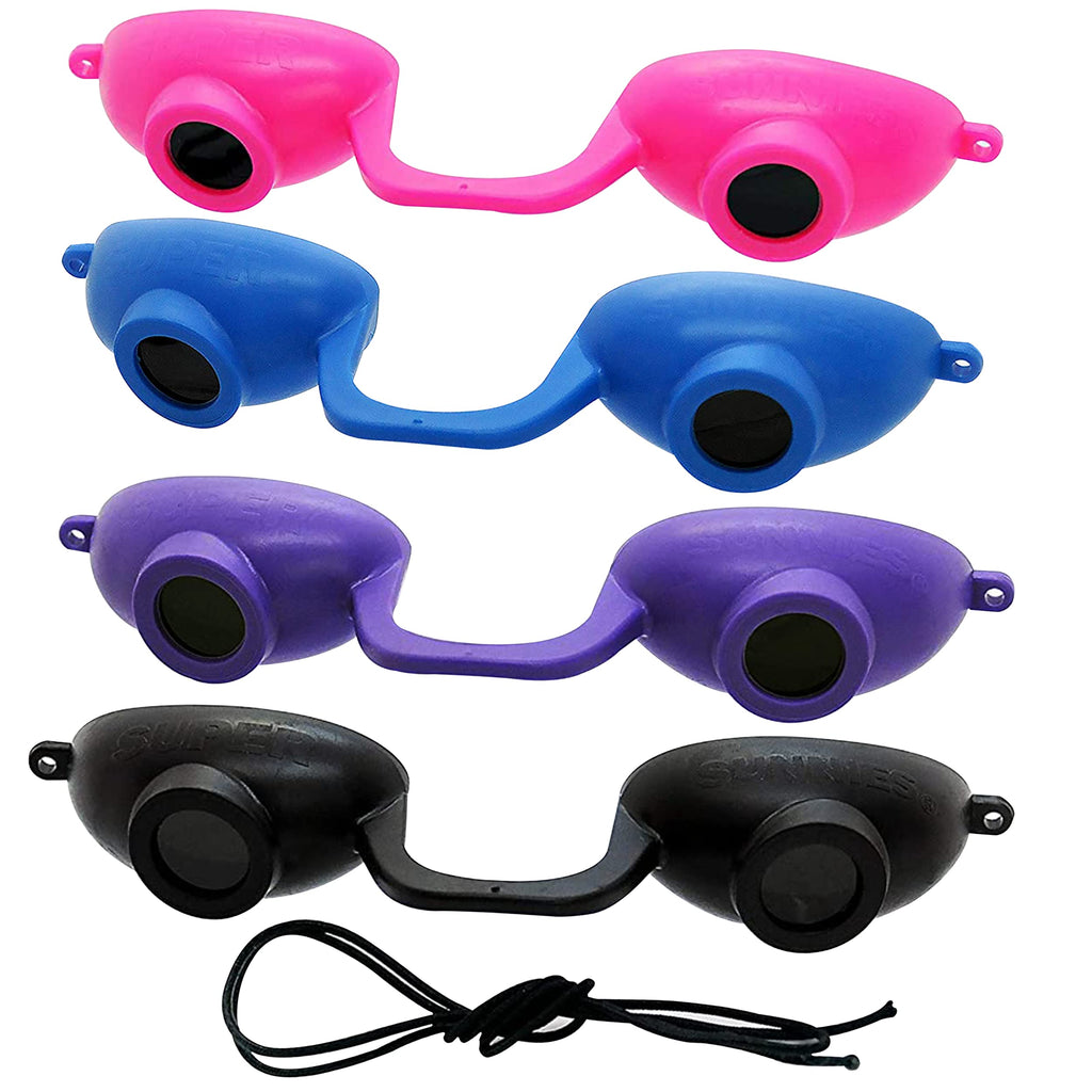 Super Sunnies EVO FLEX Tanning Bed Goggles – Red Light Eye Protection, FDA Compliant