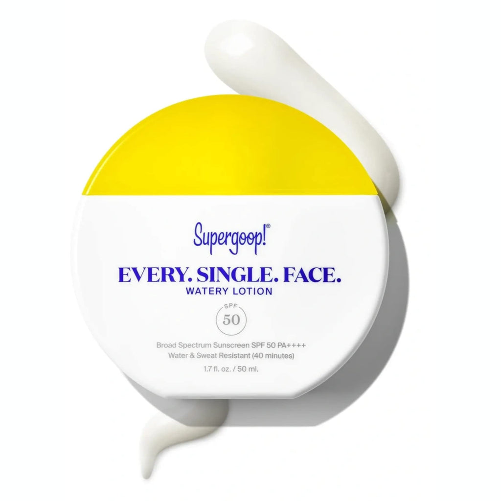 Supergoop! Every. Single. Face. Watery Lotion SPF 50 PA++++ — 1.7 fl oz, Water-Resistant