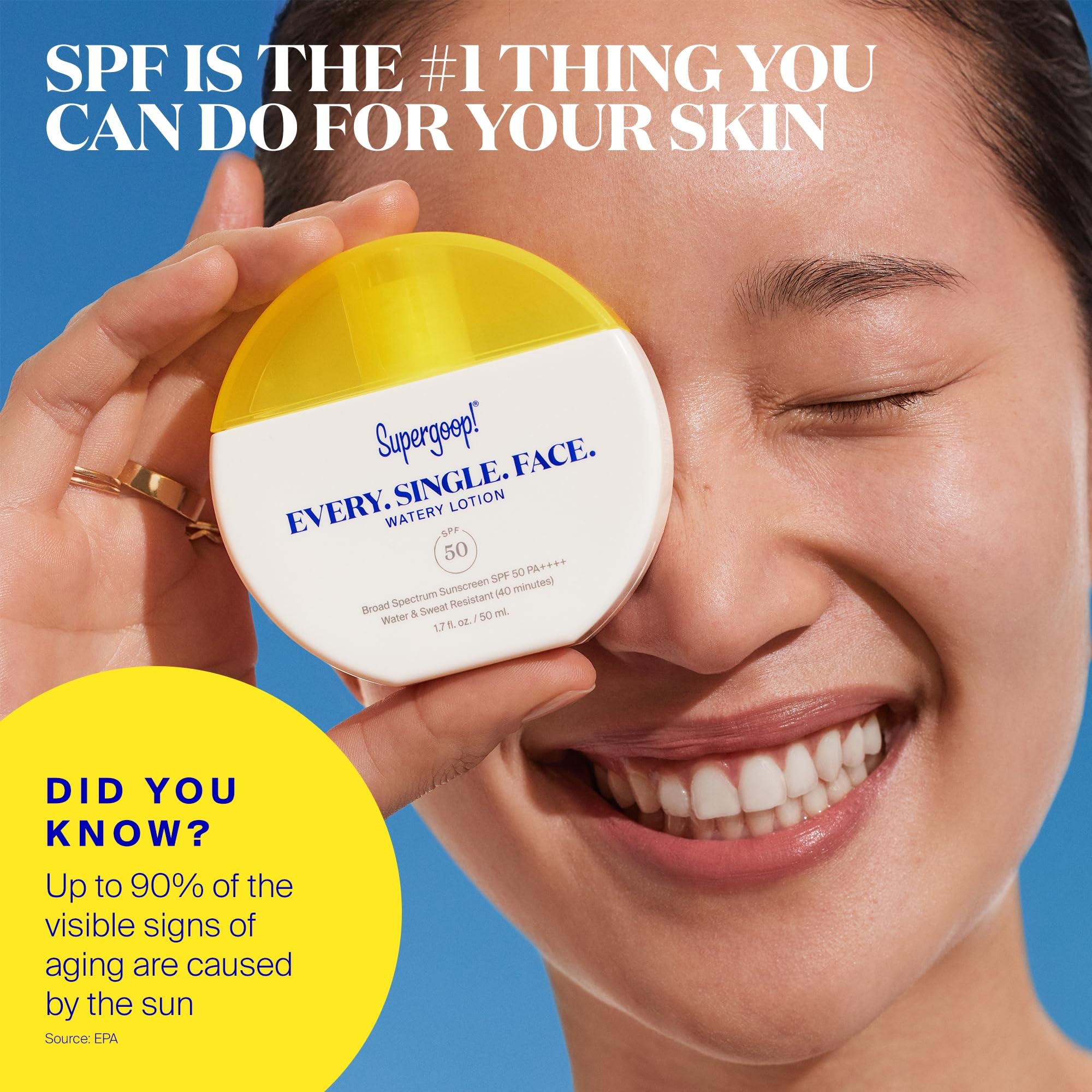 Supergoop! Every. Single. Face. Watery Lotion SPF 50 PA++++ — 2-pack