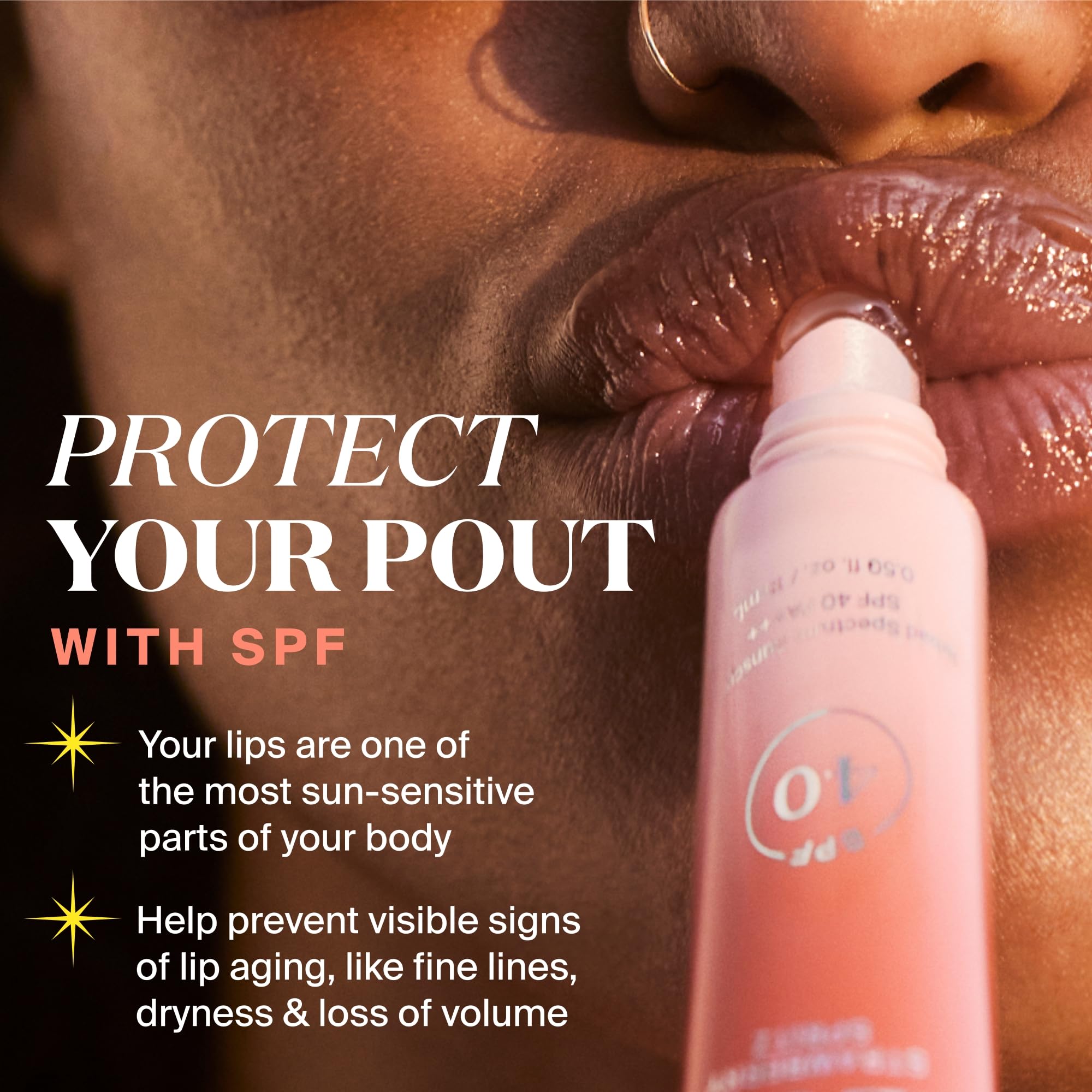 Supergoop! Glow Gloss SPF 40 Lip Balm | Vanilla Soft Serve & Sweet Cream, 2 Pack