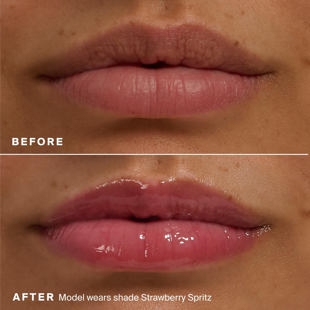 Supergoop! Glow Gloss SPF 40 Lip Balm – Strawberry Spritz, Sheer Coral Tint