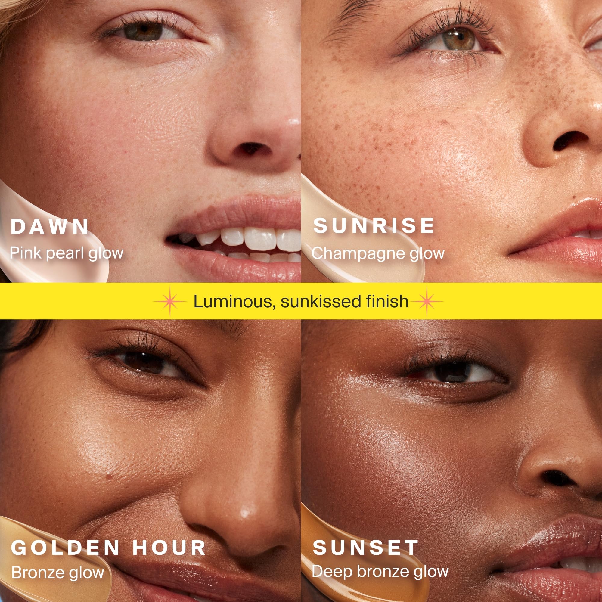 Supergoop! Glowscreen SPF 40 Sunrise (Champagne Glow) – 20 mL | Glowy Primer + Broad Spectrum Sunscreen with Hyaluronic Acid & Vitamin B5