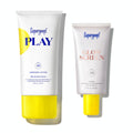 Supergoop! Glowscreen SPF 40 Sunrise + PLAY Everyday Lotion SPF 50 Bundle – Broad Spectrum Sunscreen for Face & Body (Sensitive Skin)