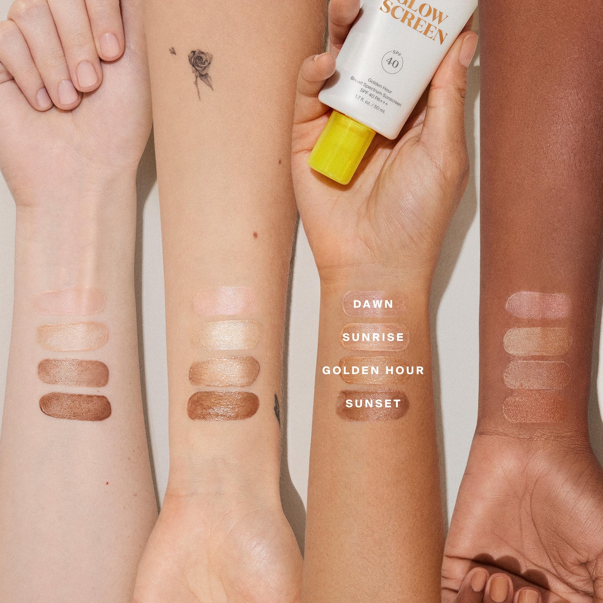 Supergoop! Glowscreen SPF 40 Sunrise (Champagne Glow) – 20 mL | Glowy Primer + Broad Spectrum Sunscreen with Hyaluronic Acid & Vitamin B5