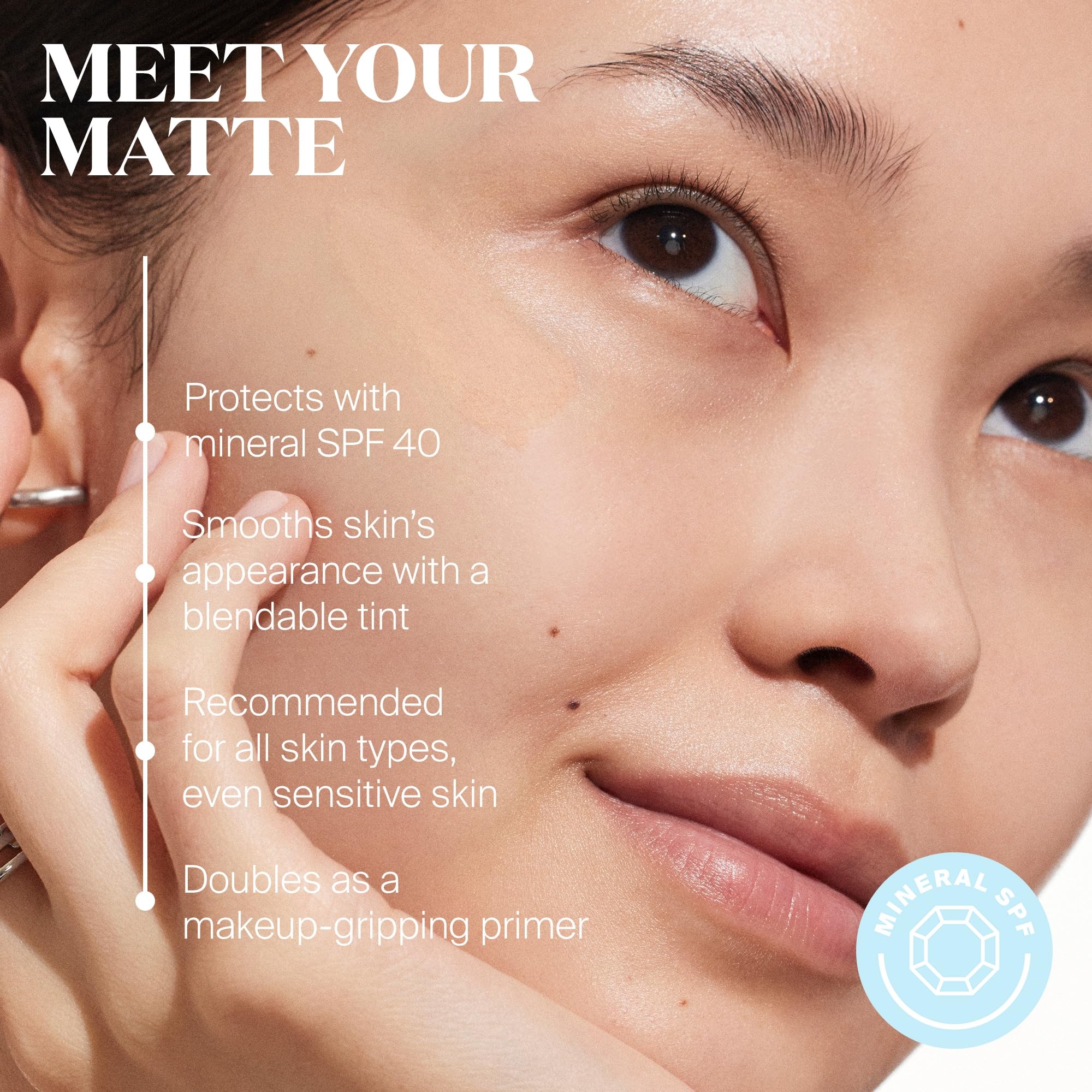 Supergoop! Mineral Mattescreen SPF 40 2-pack – Oil-Free, Matte Finish, Pore-Minimizing Sunscreen