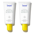 Supergoop! Mineral Mattescreen SPF 40 – Pack of 2, 45 mL | Oil-Free, Matte Finish Sunscreen