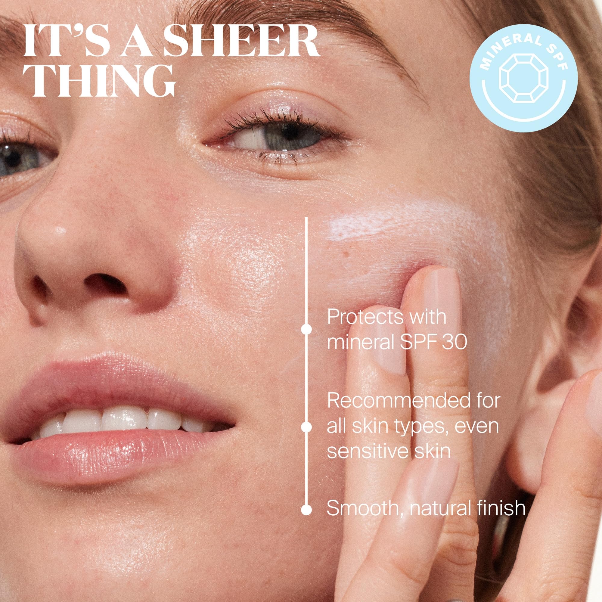 Supergoop! Mineral Sheerscreen SPF 30 PA+++ – Pack of 2, Mineral Sunscreen + Primer, Satin Finish