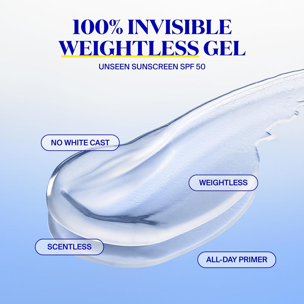 Supergoop! Unseen Sunscreen SPF 50 + PLAY Antioxidant Body Mist SPF 50 Bundle