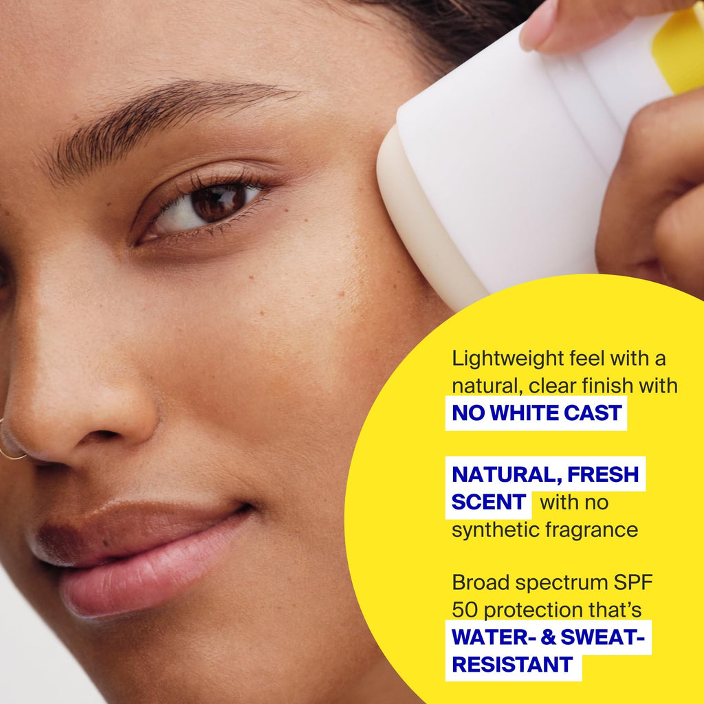 Supergoop! PLAY Everyday Sunscreen Stick SPF 50 – Lightweight, Clear Finish, Fragrance-Free