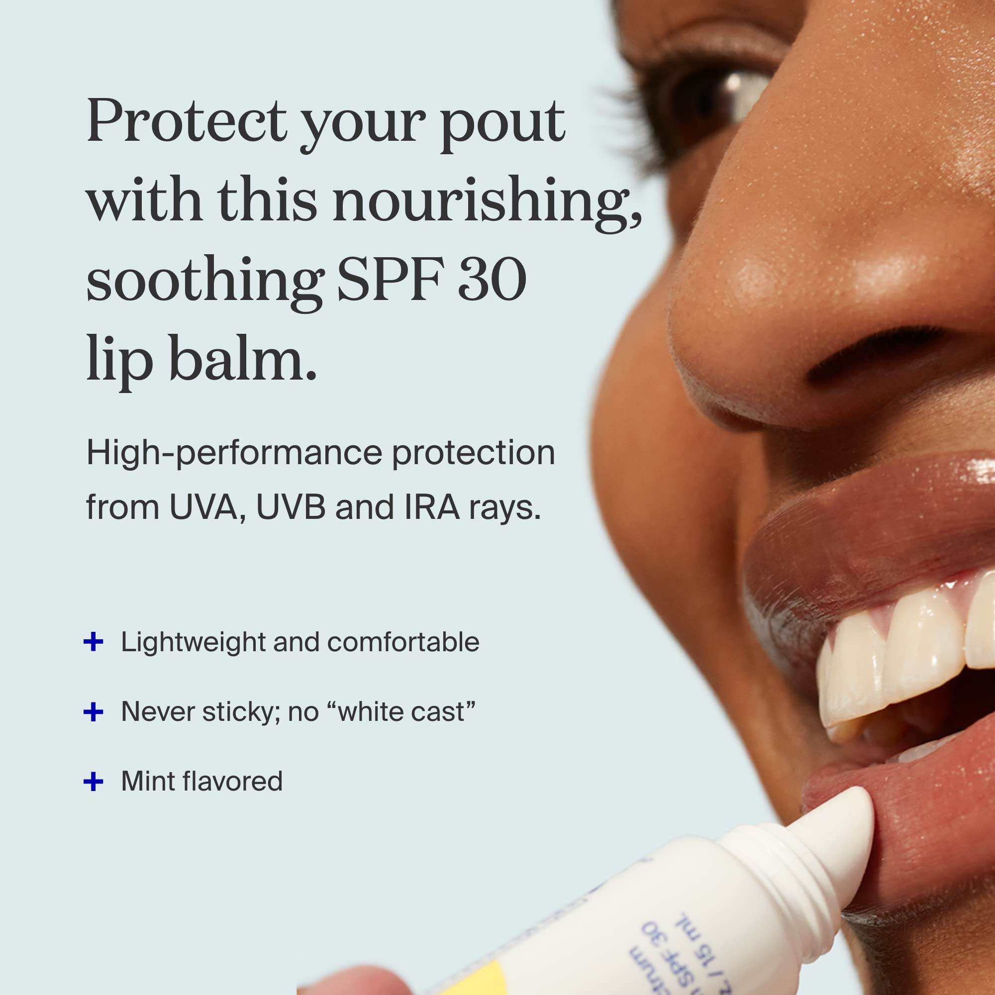 Supergoop! PLAY Lip Balm SPF 30 with Mint – Hydrating Lip Care for Active Days