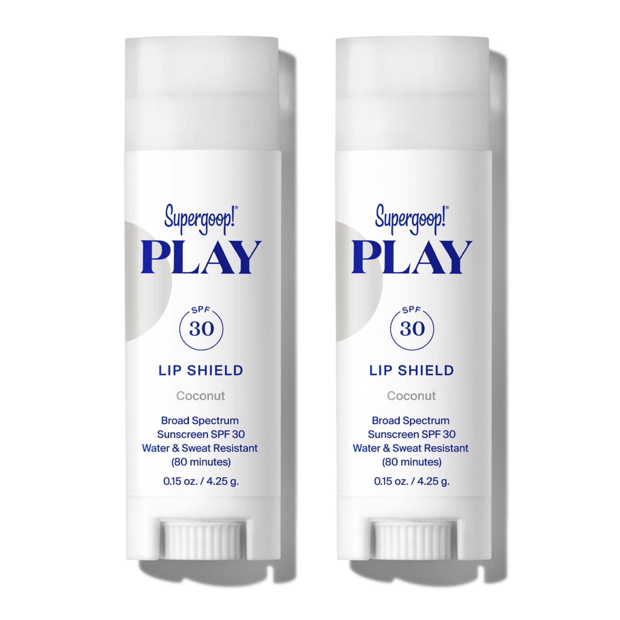 Supergoop! PLAY Lip Shield SPF 30 – Pack of 2 | Hydrating Lip Balm with Broad Spectrum UV Protection