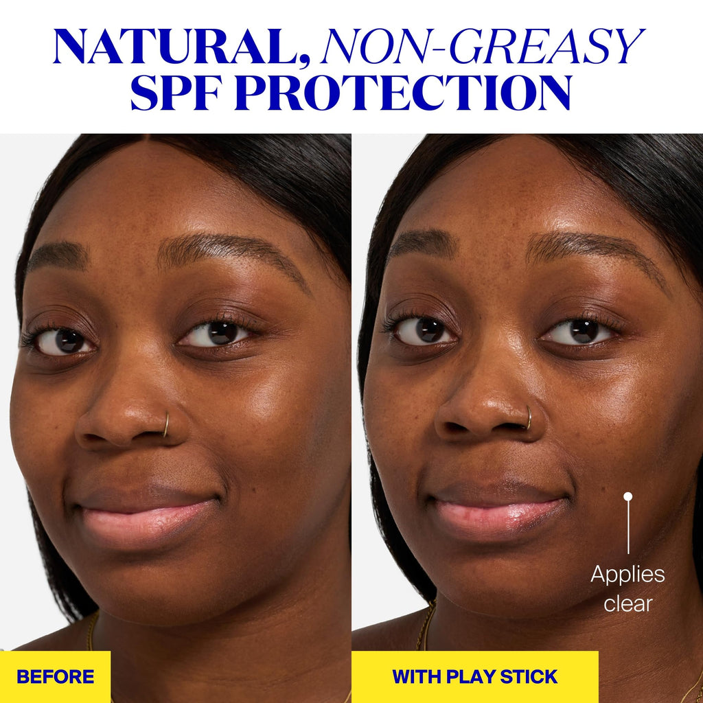 Supergoop! PLAY Everyday Sunscreen Stick SPF 50 – Lightweight, Clear Finish, Fragrance-Free