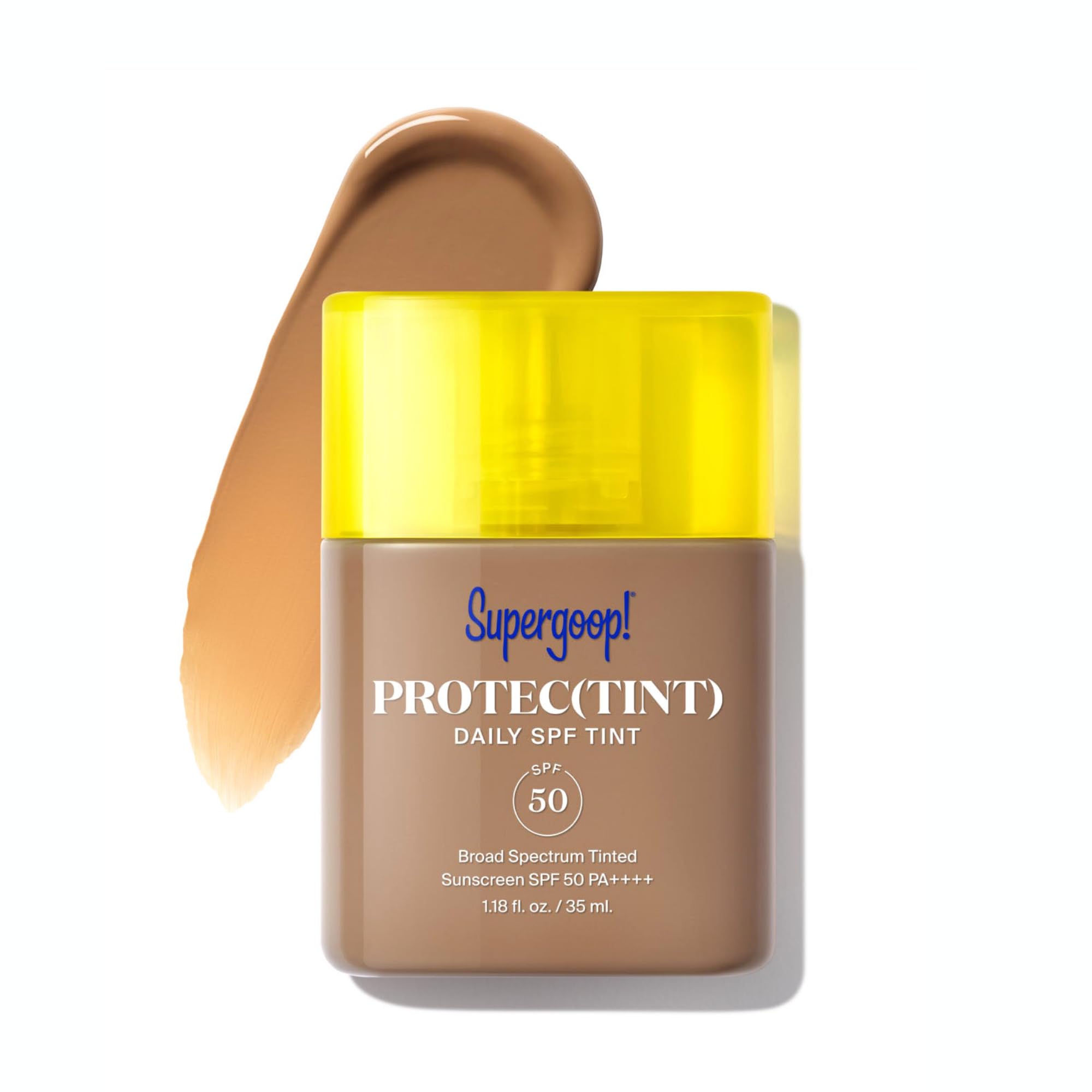Supergoop! Protec(tint) Daily Skin Tint SPF 50 - 34C Light | Buildable Coverage & Natural Finish