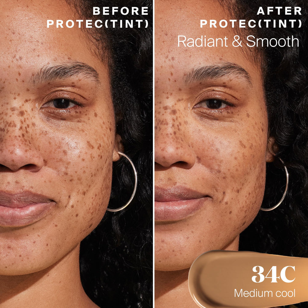 Supergoop! Protec(tint) Daily Skin Tint SPF 50 - 34C Light | Buildable Coverage & Natural Finish