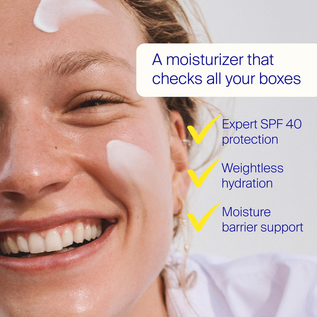 Supergoop! Triple Prep Weightless Multitasking Moisturizer SPF 40 for Normal to Oily Skin – 1.7 fl oz