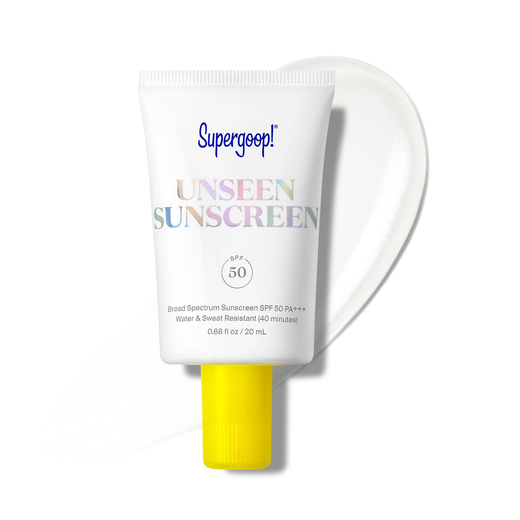 Supergoop! Unseen Sunscreen SPF 50 – Clear, Invisible Makeup-Gripping Primer