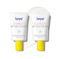 Supergoop! Unseen Sunscreen SPF 50 — Clear & Invisible with Makeup-Gripping Primer, Oil-Free, 2-Pack