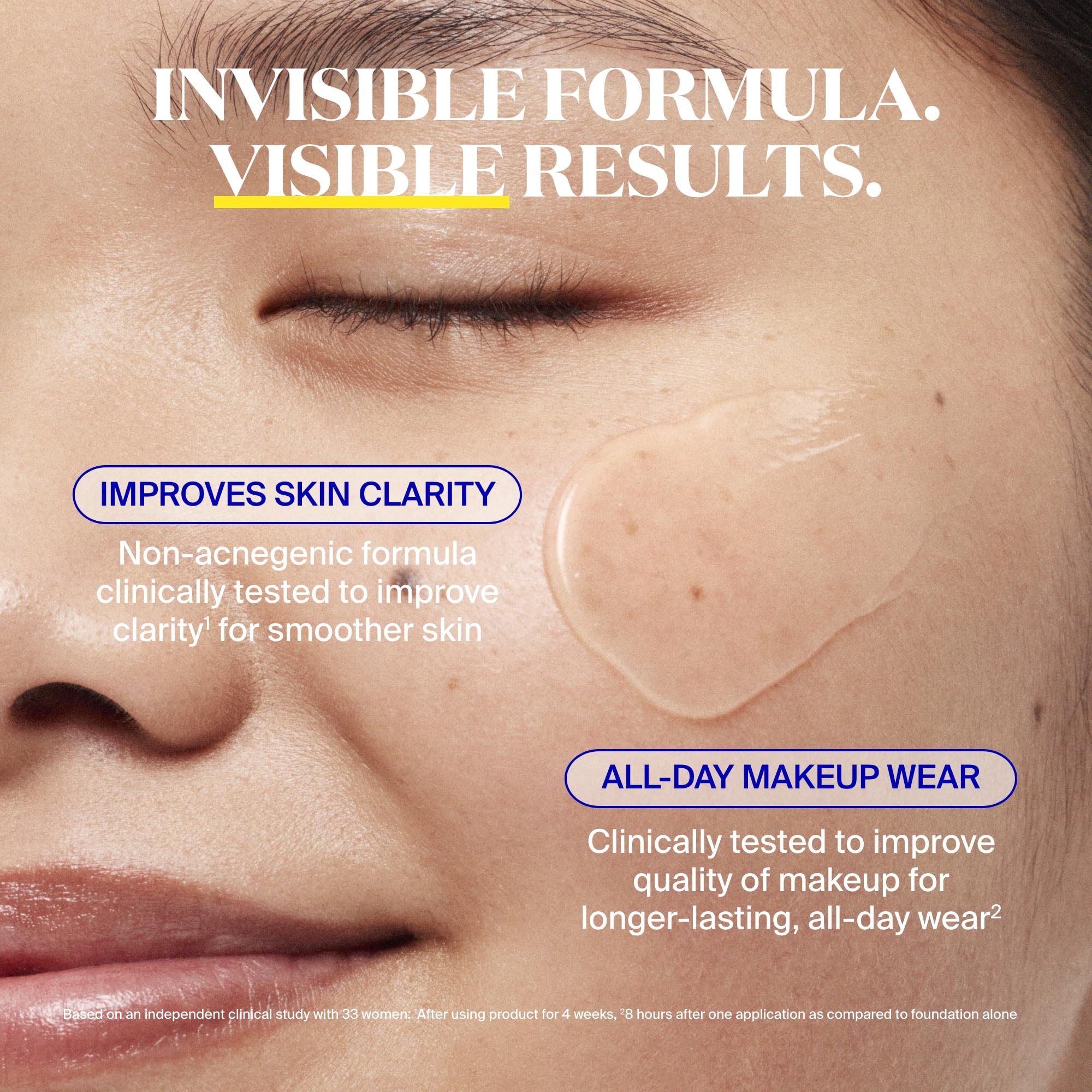 Supergoop! Unseen Sunscreen SPF 50 – Clear, Weightless Face Sunscreen & Makeup Primer | 2-Pack