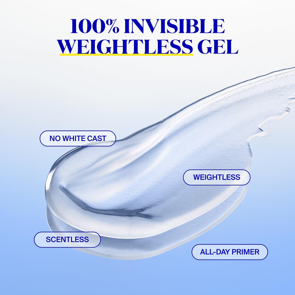 Supergoop! Unseen Sunscreen SPF 50 — Clear & Invisible with Makeup-Gripping Primer, Oil-Free, 2-Pack