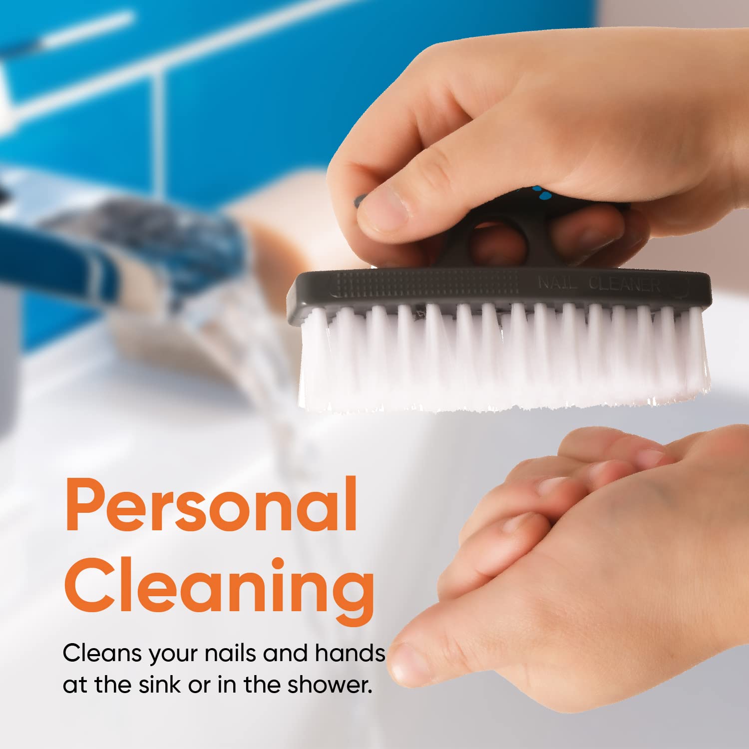 Superio Nail Scrubber Brush – All-Purpose Stiff Cleaning Brush, 12-Pack
