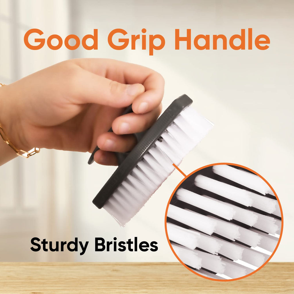 Superio Nail Scrubber Brush – All-Purpose Stiff Cleaning Brush, 12-Pack