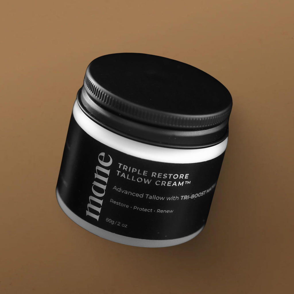 Superior Mane Wrinkle Repair Tallow Balm for Men – Grass-Fed Tallow Moisturizer