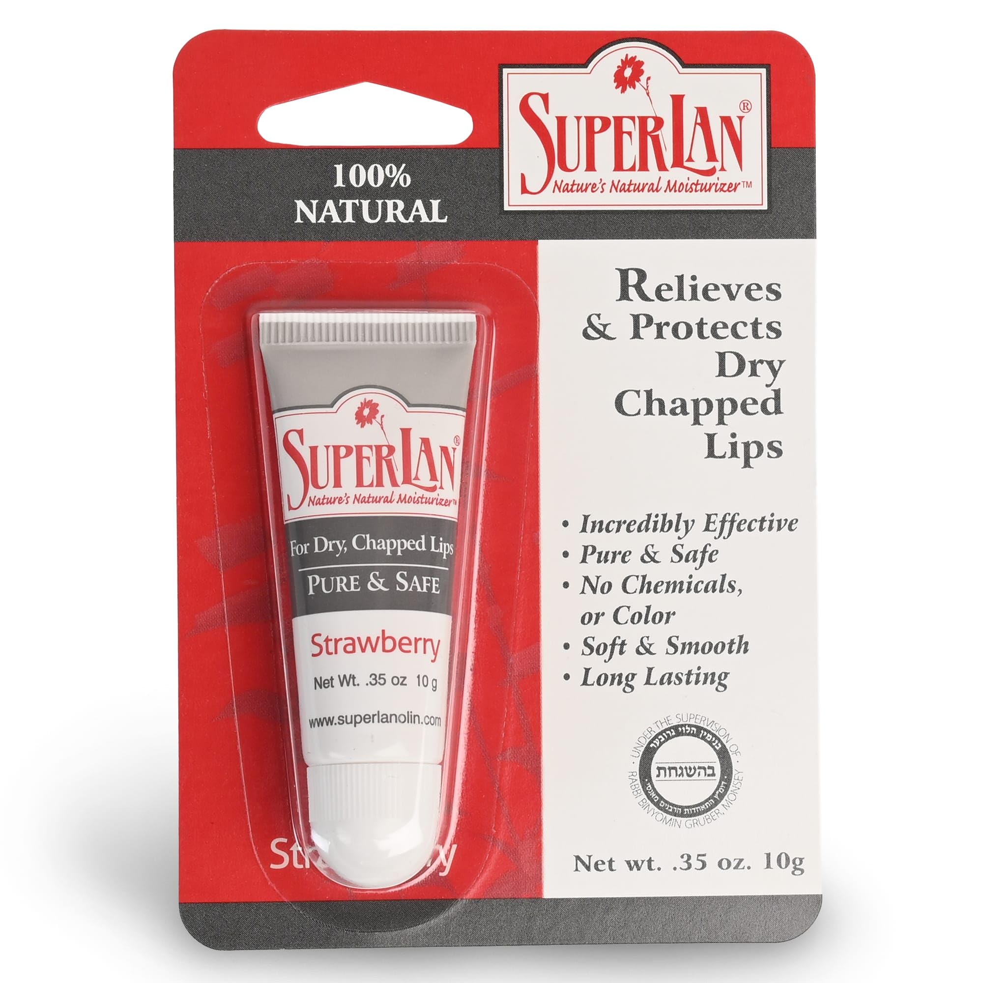 Superlan Organic Lanolin Lip Balm – Deep Hydration for Dry Lips