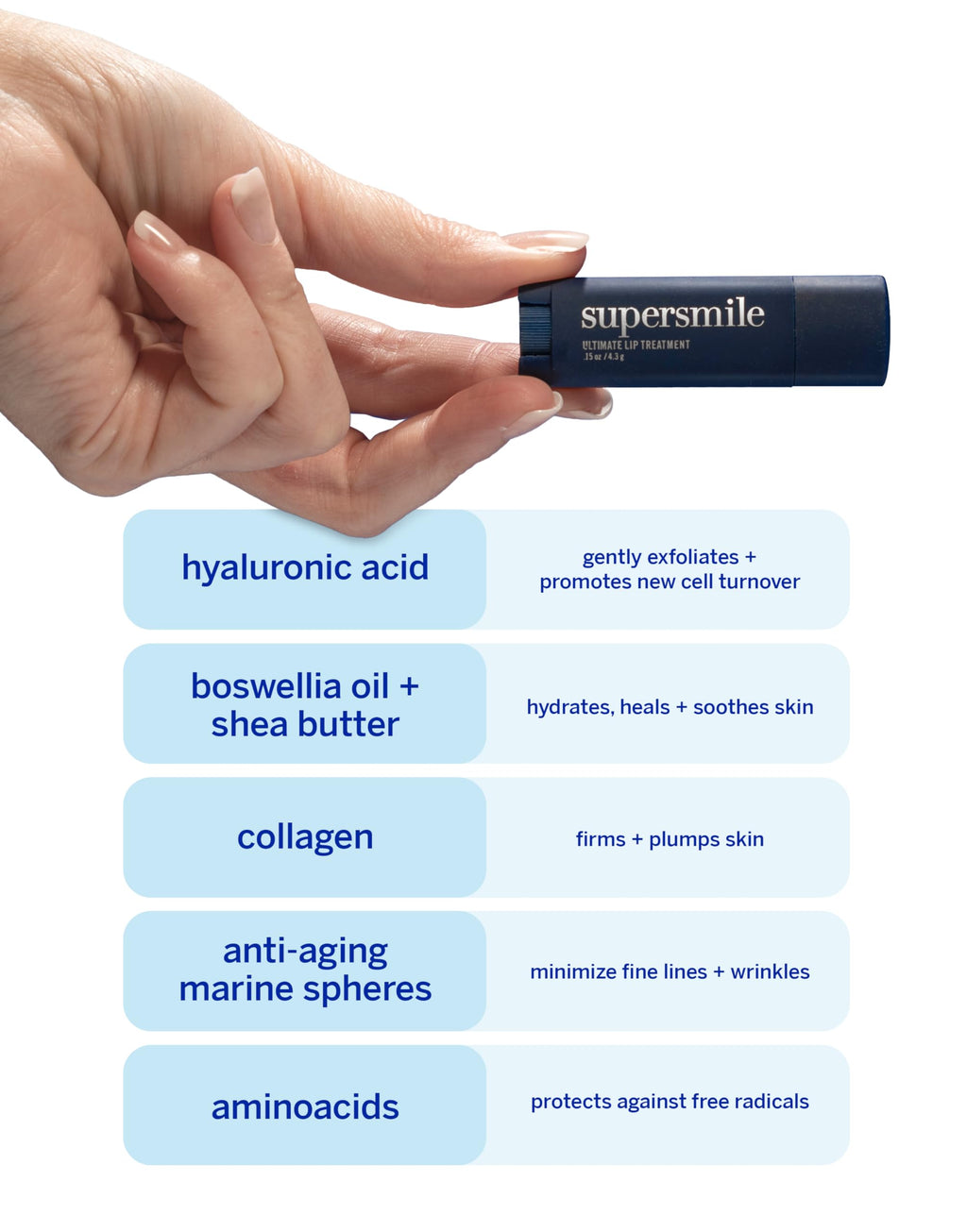 Supersmile Ultimate Lip Treatment – Hydrating Lip Plumper for Dry Lips