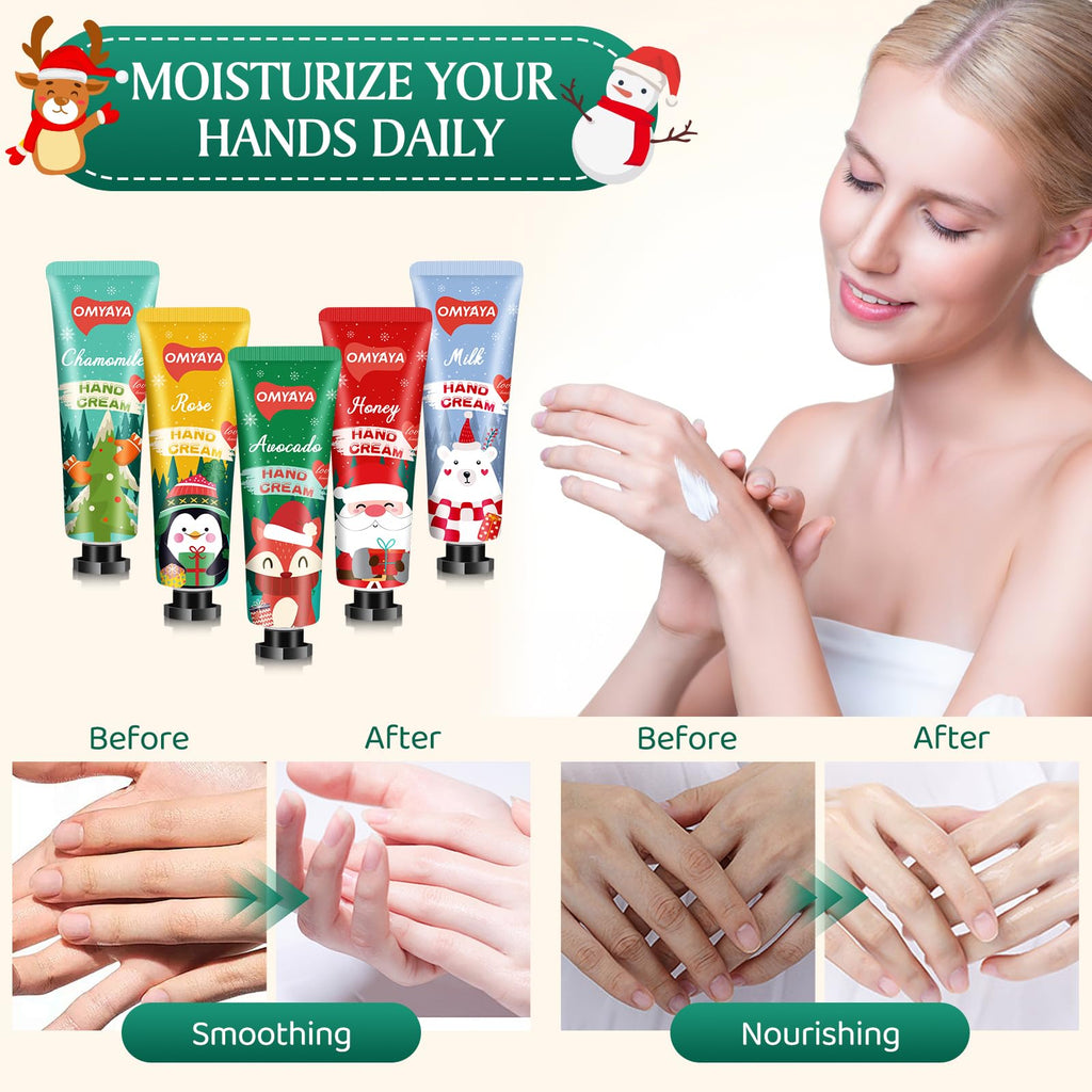 SUPERSUN 100 Pack Hand Cream Gifts – 20ml Travel Size, 5 Scents, Stocking Stuffers