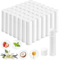 SUPERSUN Lip Balm Bulk 50 Pack – Unlabeled Tubes, 5 Flavors, Gift & Event Favors