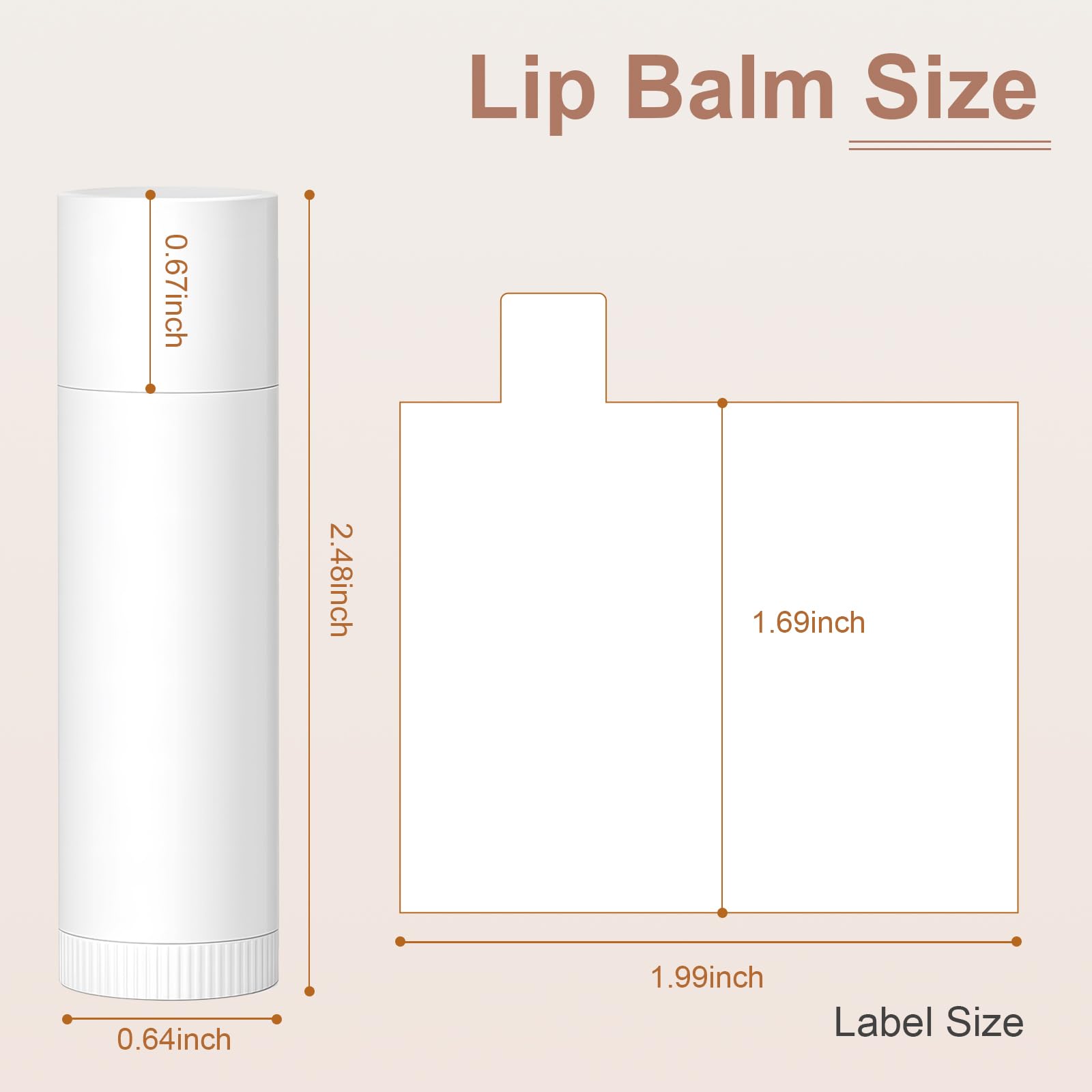 SUPERSUN Lip Balm Bulk 50 Pack – Unlabeled Tubes, 5 Flavors, Gift & Event Favors
