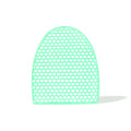 Supracor Spacell Facial Sponge – Green/White | Gentle, Hygienic Cleansing Sponge