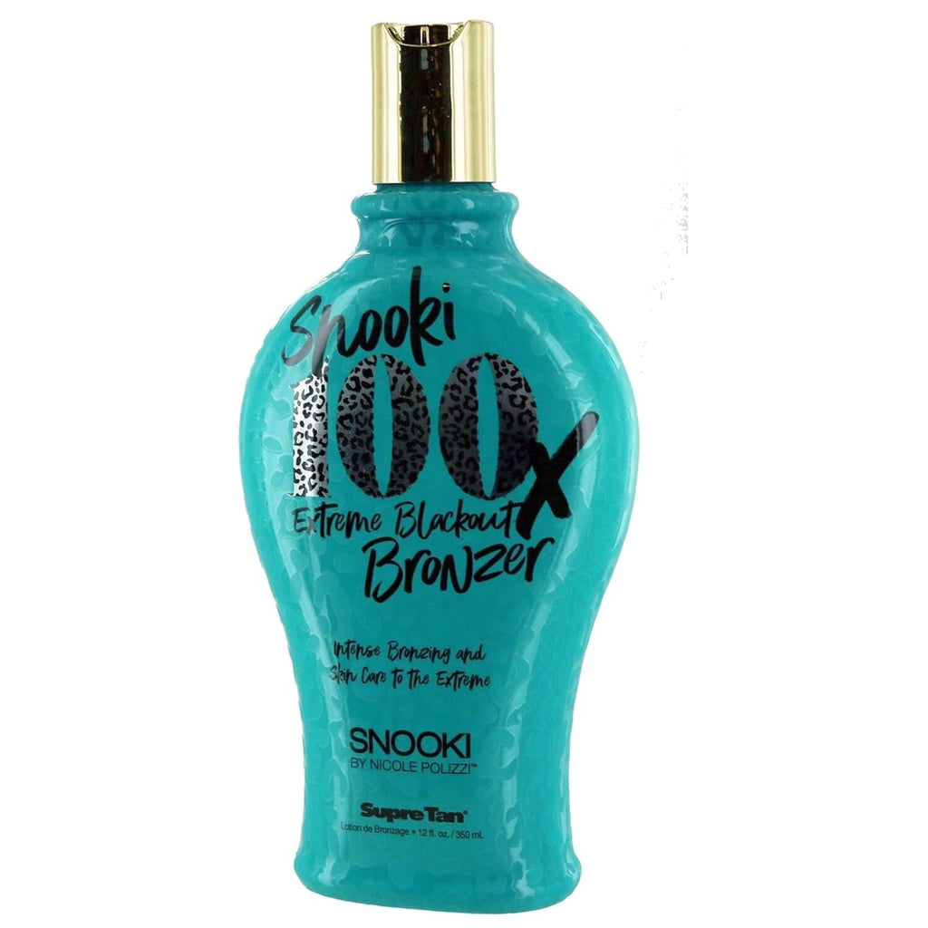 Supre Snooki 100x Extreme Blackout Bronzer 12oz – MegaDark Instant Color & Tattoo Shield