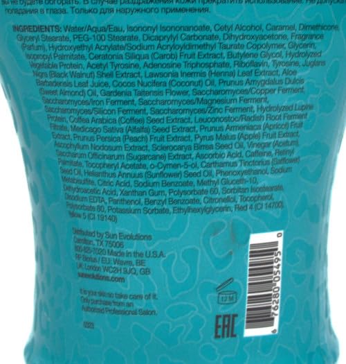 Supre Snooki 100x Extreme Blackout Bronzer 12oz – MegaDark Instant Color & Tattoo Shield