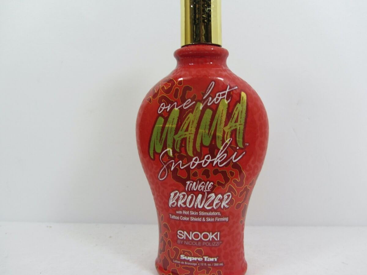 Supre Snooki One Hot Mama Tingle Bronzer – Tattoo Color Shield, Skin Firming, 12oz