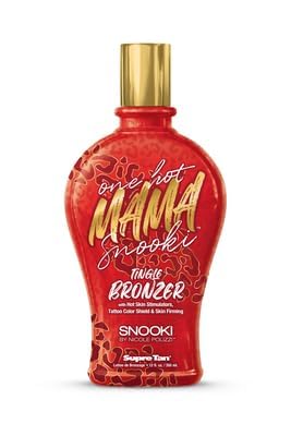 Supre Snooki One Hot Mama Tingle Bronzer – Tattoo Color Shield, Skin Firming, 12oz
