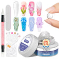 SUPWEE 3D Nail Gel 60G – Clear Builder Gel for Nails, Non-Stick & Long-Lasting