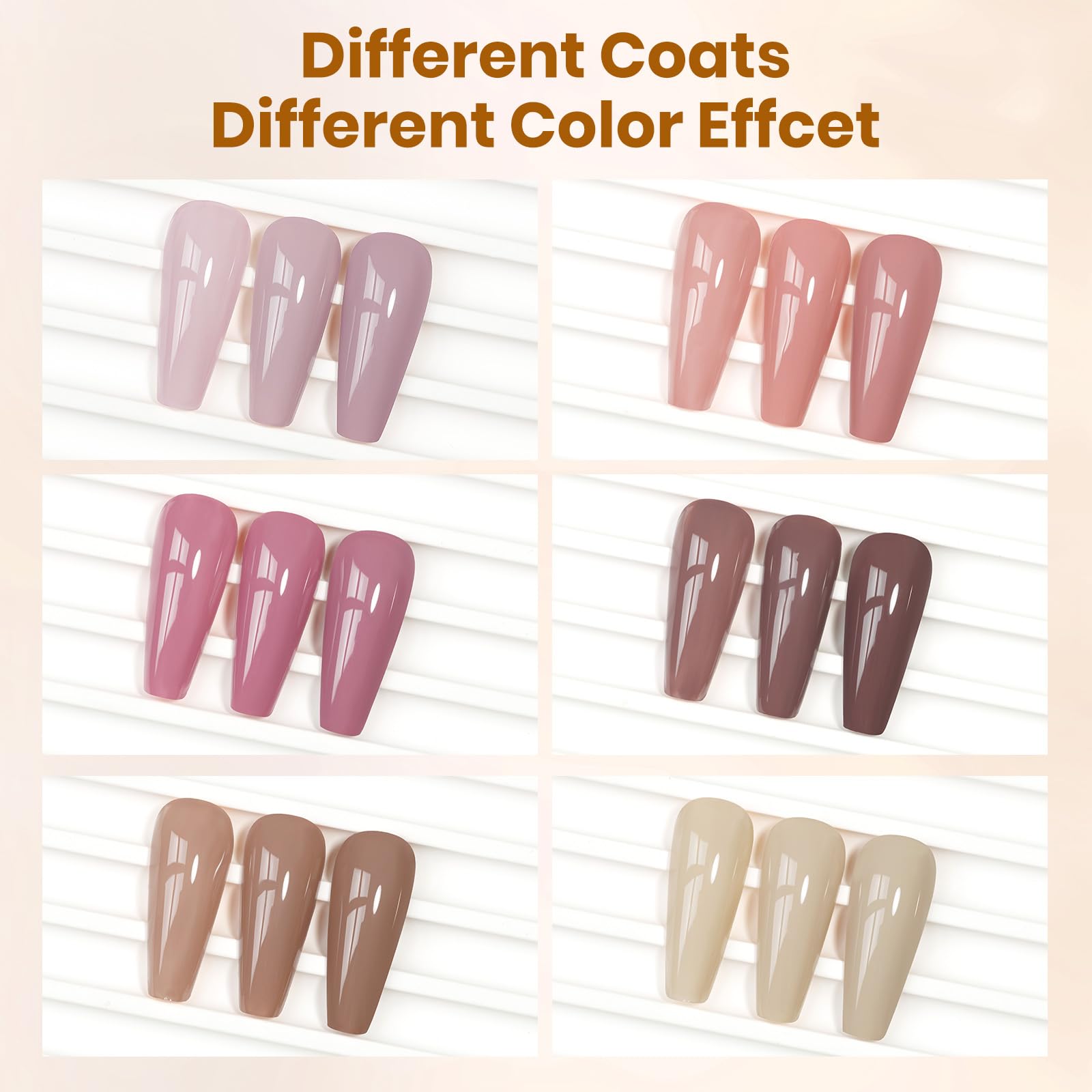 SUPWEE Quick-Dry Fall Winter Nail Polish Set | Fast Air-Dry Non-Gel Lacquer for Home or Salon