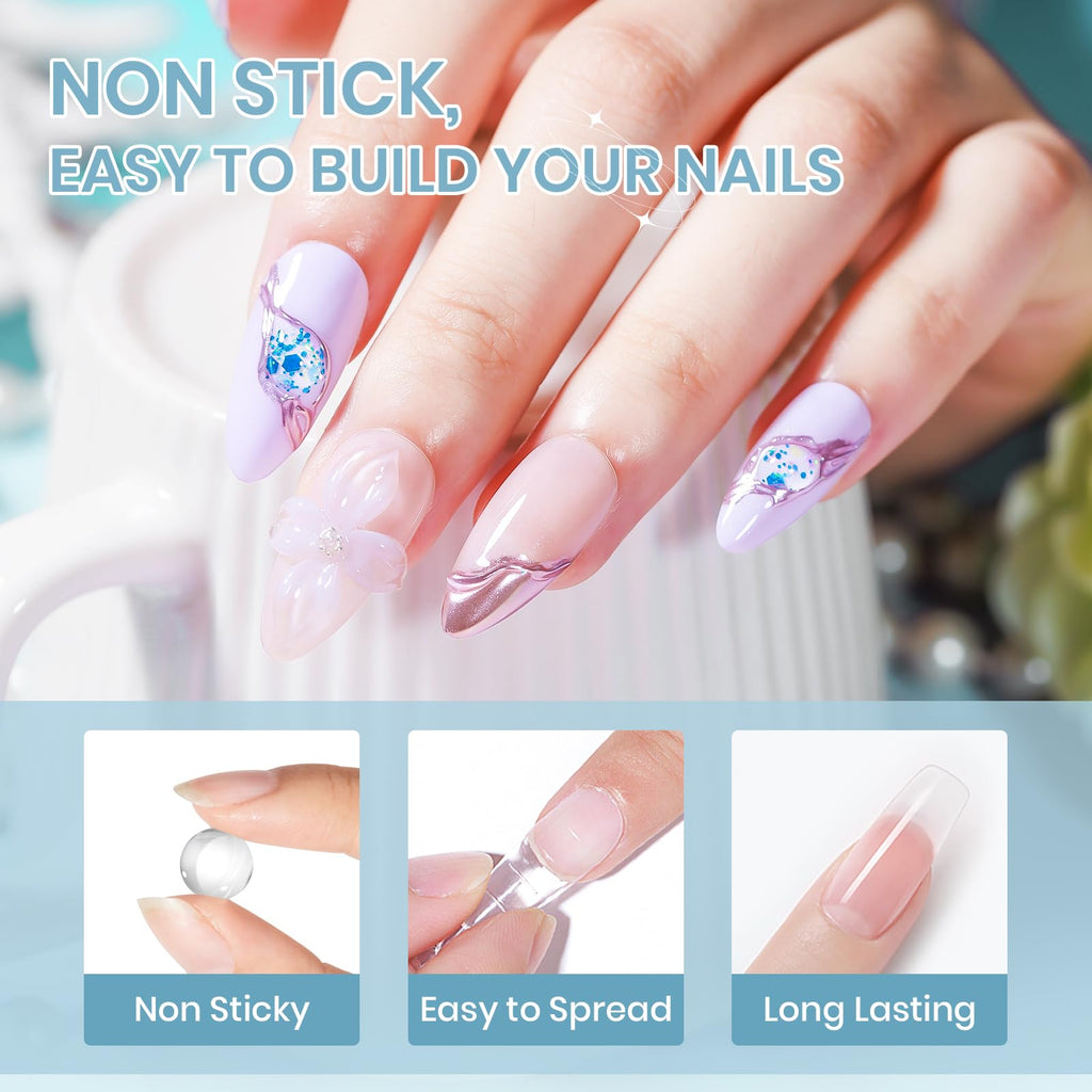 SUPWEE Sculpting Gel Kit – 3D Nail Art Builder Gel for Extensions