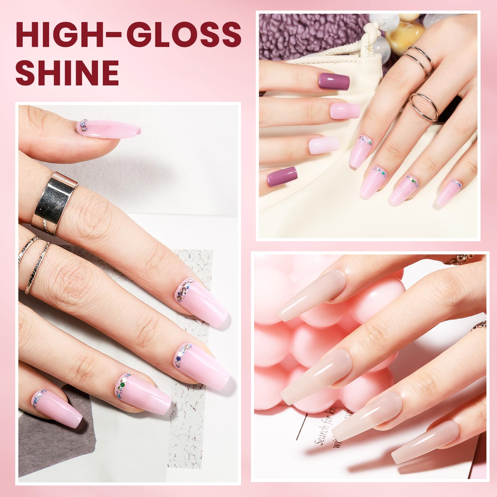 SUPWEE Nude Nail Polish Set – 6 Quick-Dry Neutral Colors for Elegant Manicures