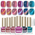 SUPWEE Quick Dry Cat Eye Nail Polish Set – Magnetic, Non-Gel, Air-Dry Gloss