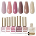 SUPWEE Quick-Dry Fall Winter Nail Polish Set | Fast Air-Dry Non-Gel Lacquer for Home or Salon