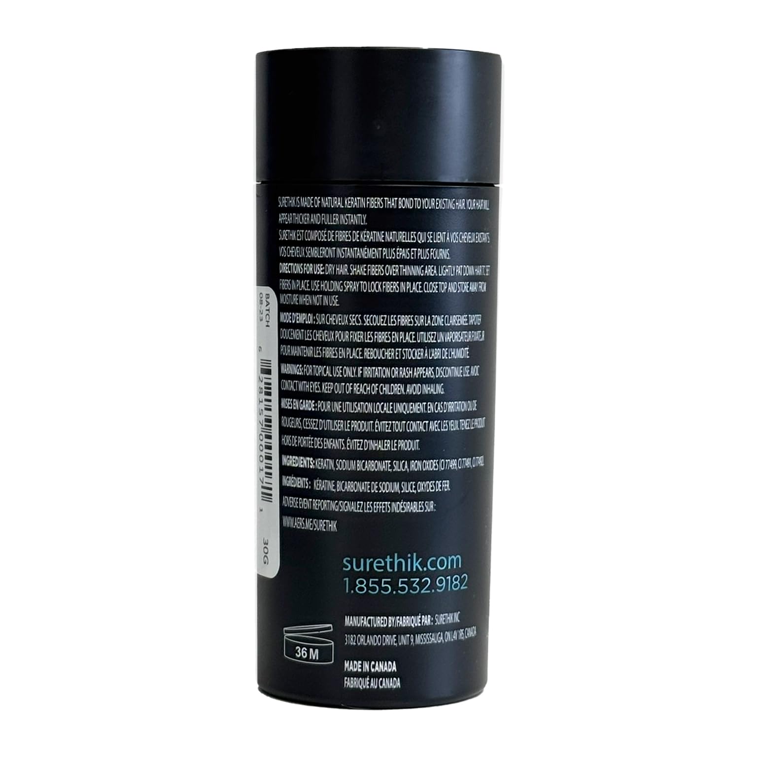 SureThik Hair Thickening Fibers Auburn – Lightweight Volume & All-Day Hold